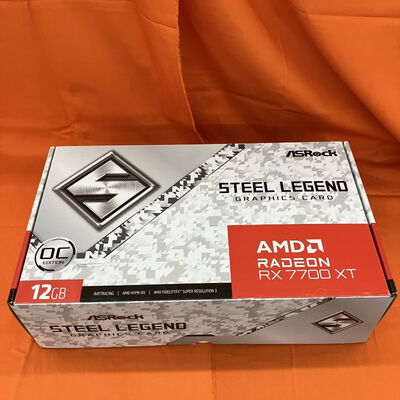 【なんば店】中古  ASRock RX7700XT SL 12GO RX7700XT Steel Legend OC (RX7700XT 12G) 162741 