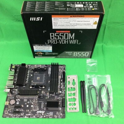 【川崎店】中古  MSI B550M PRO-VDH WIFI (B550 AM4 mATX DDR4) 142922 