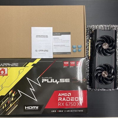 【広島店】中古  SAPPHIRE PULSE Radeon RX 6750 XT GAMING OC 12G GDDR6 3320004812 