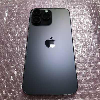 【宮崎恒久店】中古  【au版SIMフリー】Apple iPhone14 Pro Max 6.7インチ 256GB (ディープパープル) MQ9E3J/A 155081 