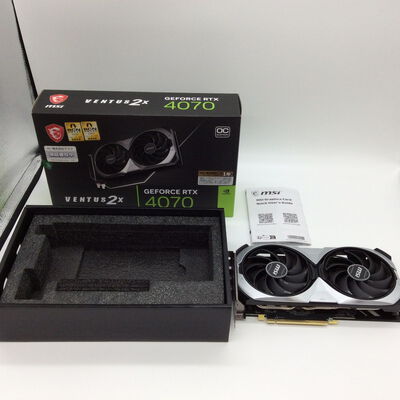 【浜松店】中古  MSI GeForce RTX 4070 VENTUS 2X 12G OC (RTX4070 12GB) 157129 