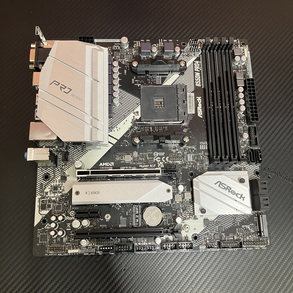 新品未開封 B550M Pro4 AM4 ASRock B550M PRO4 AM4 AMD B550 SATA 6Gb/s Micro ATX AMD