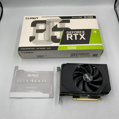 【座間相武台】中古  Palit NE63050019P1-190AF(RTX3050 StormX 8G) 192409 