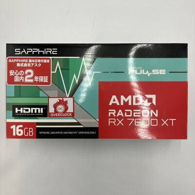 【鹿児島店】中古  SAPPHIRE 11339-04-20G(PULSE RX7600XT GAMING OC 16GB) 166366 