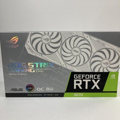 【神戸・三宮店】中古  ASUS ROG-STRIX-RTX3070-O8G-WHITE (RTX3070 8G) 3430006200 