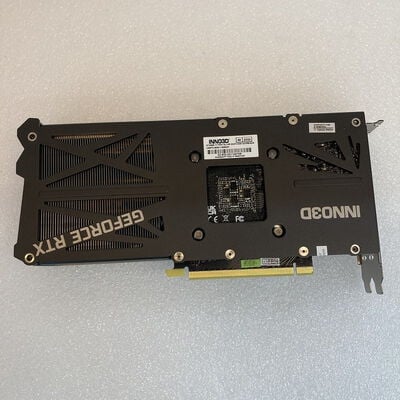 【京都店】中古  Inno3D GeForce RTX 3060 TI TWIN X2 LHR N306T2-08D6-119032DH（RTX3060Ti 8GB） 3480040808 