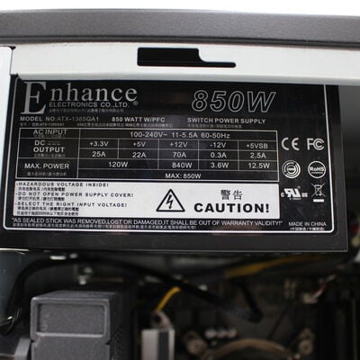 【通販センター】中古  インバースネット FRONTIER(Intel Core i9 9900K/32GB DDR4 (PC4)/SSD500GB/BD-RE/NVIDIA GeForce RTX 3080 10GB/W11H64 MAR) 191925 