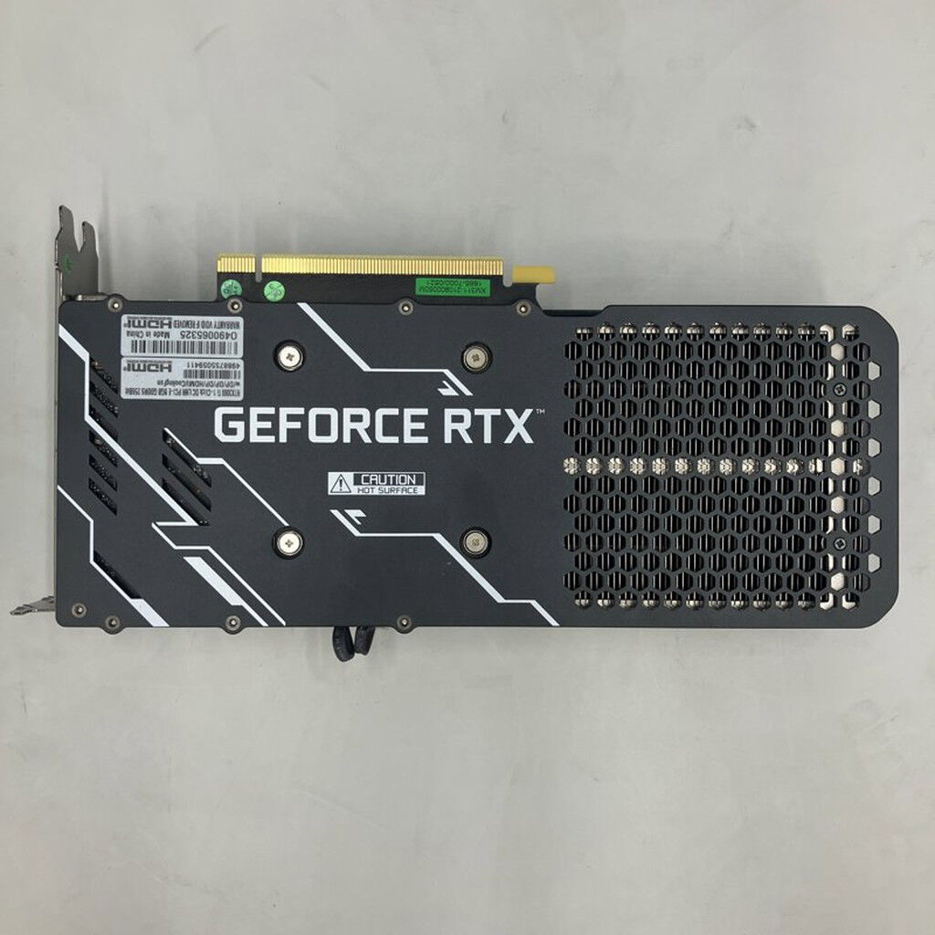 中古 【LHR版】玄人志向 GG-RTX3060Ti-E8GB/DF/LHR (RTX3060Ti 8GB