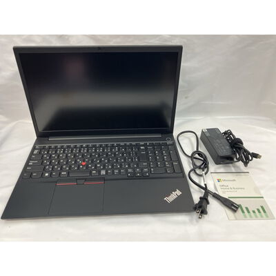 【仙台店】中古  LENOVO E15 Gen2 MSO 指紋認証あり (Intel Core i5 1135G7 2.4GHz/8GB/SSD256GB/-/オンボード/15.6/1920x1080/GbE/Wi-Fi/WEBCAM/W11P/Microsoft Office Home and Business 2024) 188498 