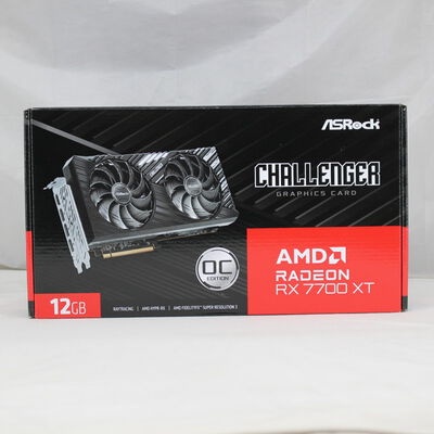 【通販センター】中古  ASRock RX7700XT CL 12GO(RX7700XT Challenger OC) 3480035520 