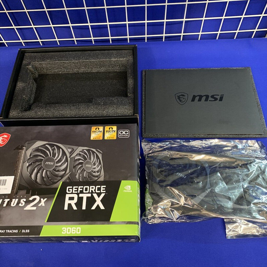 中古 MSI GeForce RTX 3060 VENTUS 2X 12G OC (RTX3060 12GB) 144777