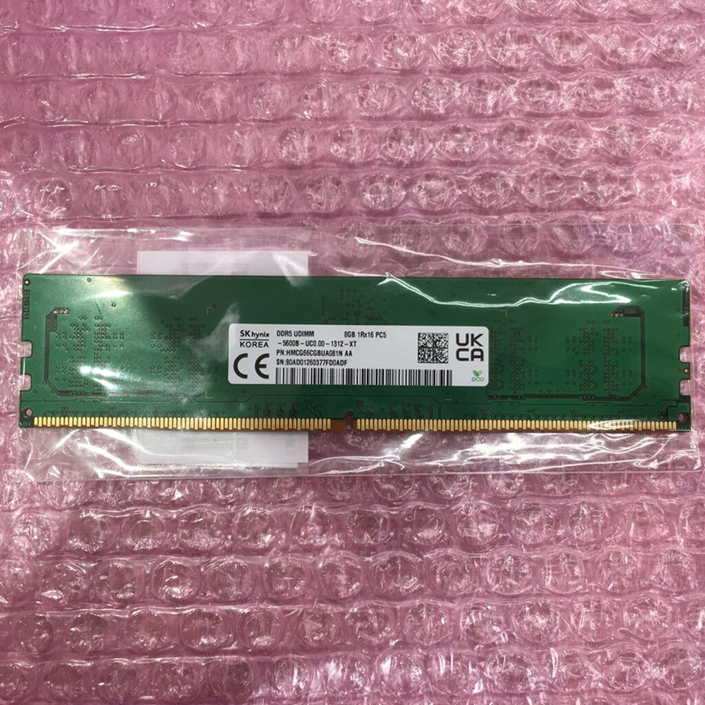 中古 SKhynix HMCG66CGBUA081N AA PC5-44800 8GB デスクトップ用(DDR5