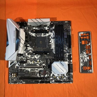 【なんば店】中古  ASRock B450M Steel Legend OEM（B450 AM4 mATX DDR4） 3480036467 