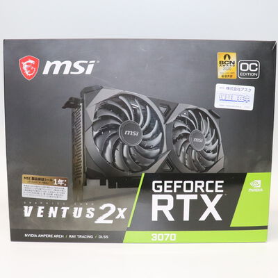 【札幌店】中古  MSI GeForce RTX 3070 VENTUS 2X OC (RTX3070 8G) 143902 