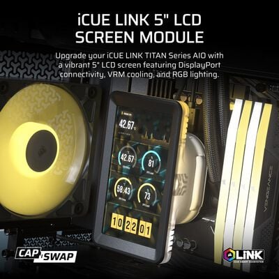 Corsair  iCUE LINK 5" LCD Screen Module Black CW-9061043-WW (ブラック) 