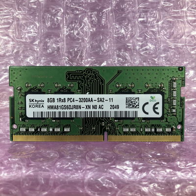 【富士青葉店】中古  SKhynix ノートPC用メモリ(PC4-25600 8GB DDR4-3200) 5070002286 