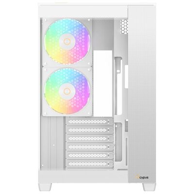 Ocypus  Delta C74 ARGB Delta-C74-WHD200XX-GL (ATX ガラス ホワイト) 