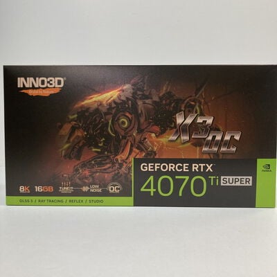 【神戸・三宮店】中古  Inno3D GeForce RTX 4070 Ti SUPER X3 OC N407TS3-166XX-186158N（RTX4070Ti SUPER 16GB） 3480038692 