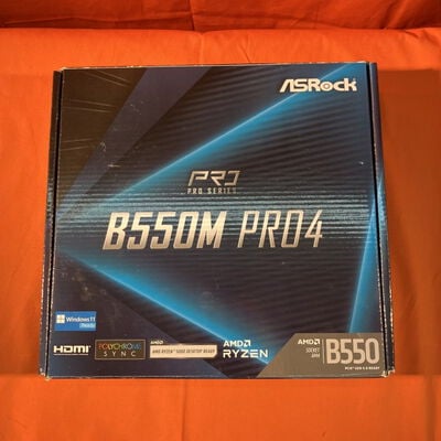 【なんば店】中古  ASRock B550M Pro4 (B550 AM4 mATX DDR4) 142938 