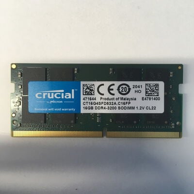 【博多店】中古  PC4-25600 16GB ノート用(DDR4-3200) 158772 