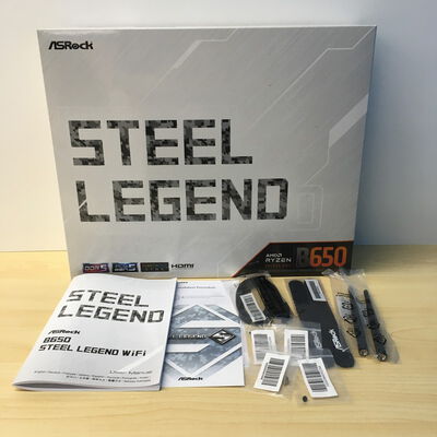【博多店】中古  ASRock B650 Steel Legend WiFi (B650 AM5 ATX) 168306 