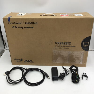 【白山FM松任店】中古  Viewsonic VX2428J2-7 (23.8"W 2H1DP IPS 240Hz) 4950001887 