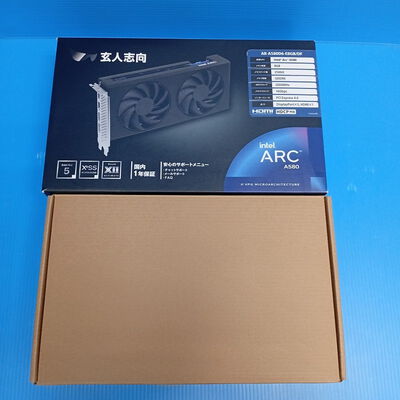【大須店】中古  玄人志向 AR-A580D6-E8GB/DF (Intel Arc A580 8G) 166360 