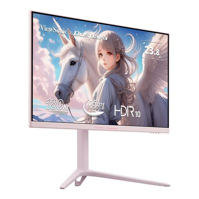 ViewSonic  VX2428J-PK-7 (23.8インチワイド 液晶モニター パステルピンク) ドスパラ限定モデル 