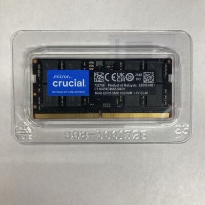 【千葉店】中古  Crucial　PC5-44800 16GB ノート用 3250006076 