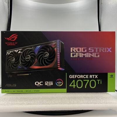 【新潟店】中古  ASUS ROG-STRIX-RTX4070TI-O12G-GAMING (RTX4070Ti 12GB) 154192 