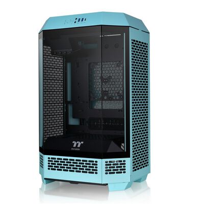 Thermaltake  The Tower 300 Turquoise CA-1Y4-00SBWN-00 (MicroATX ガラス ターコイズ) 