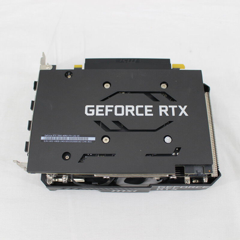 中古 MSI GeForce RTX 3060 AERO ITX 12G OC（RTX 3060 12GB