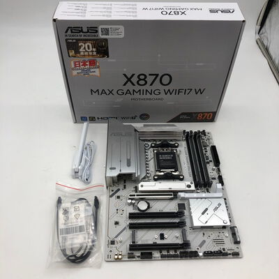 【大分店】中古  ASUS X870 MAX GAMING WIFI7 W (X870 AM5 ATX　DDR5) 3480039262 