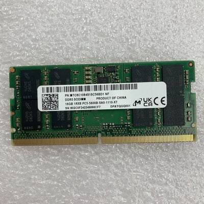 【京都店】中古  Micron MTC8C1084S1SC56BD1 (SODIMM DDR5 PC5-44800 16G) 1460026117 