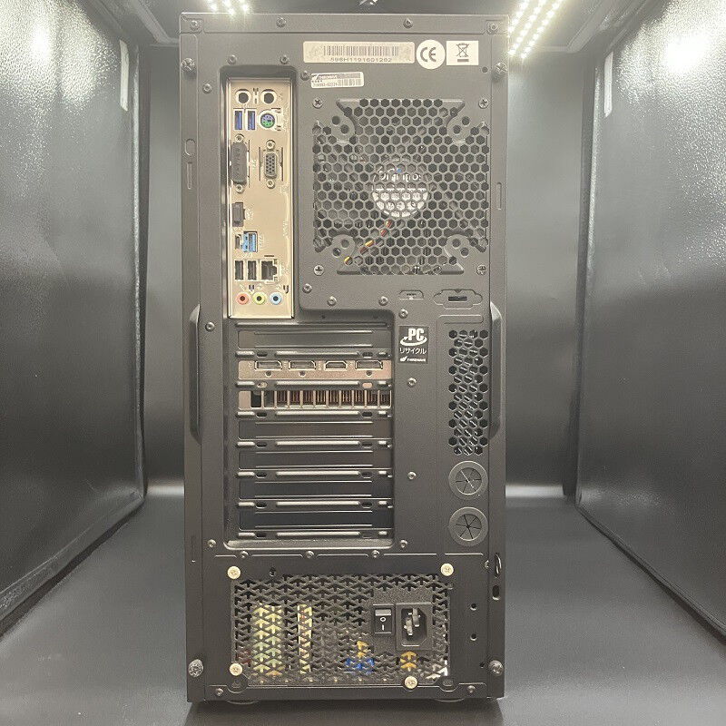 【ジャンク】Core i9-9900KF RTX2070SUPERゲーミングPC 中古 THIRDWAVE GALLERIA ZG(i9 9900KF/16GB/SSD512GB+HDD3TB