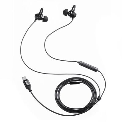 サンワサプライ  MM-HSTC05BK USB Type-Cイヤホンマイク（ブラック） 