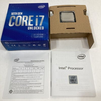 【神戸・三宮店】中古  INTEL Core i7 10700K (1200/3.8G/16M/C8/16) 142592 