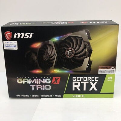 【徳島住吉店】中古  MSI GeForce RTX 2080 Ti GAMING X TRIO (RTX2080Ti) 138193 