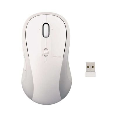 エレコム  M-MY40MBSWH (OSMOD 7 USB無線/Bluetooth 静音マウス [7ボタン/Lサイズ] ホワイト) 