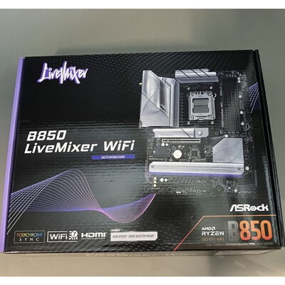 【座間相武台】中古  ASRock B850 LiveMixer WiFi (B850 AM5 ATX DDR5) 175466 