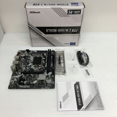 【徳島住吉店】中古  ASRock B760M-HDV/M.2 D4 (B760 1700 mATX DDR4) 5230000873 