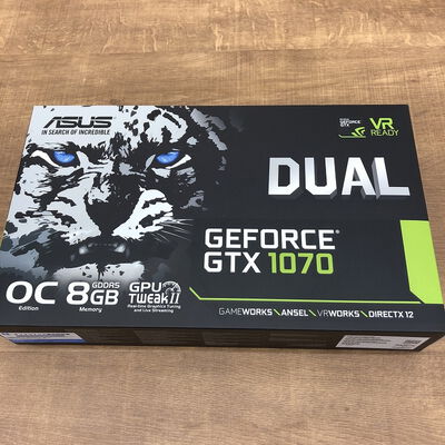 【宇都宮鶴田店】中古  ASUS DUAL-GTX1070-O8G 5280000814 