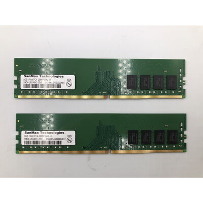 【水戸赤塚店】中古  SANMAX SMD4-U8G48HC-26VF(DDR4 PC4-21300 8GB 2枚組) 4680003903 