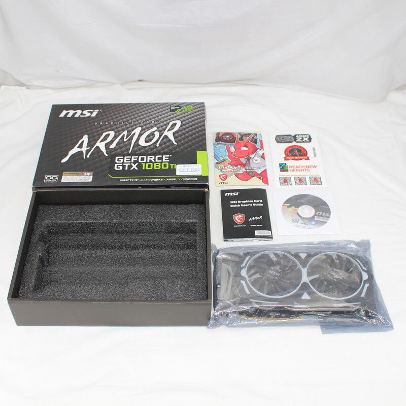 msi GTX1080Ti ARMOR 中古品 中古】MSI GeForce GTX 1080 Ti ARMOR 11G OC GTX1080Ti/11GB