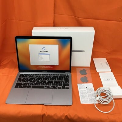【なんば店】中古  Apple MacBook Air 13インチ 2020 (M1 8CPU 7GPU/8GB/256GB) スペースグレイ MGN63J/A 144573 
