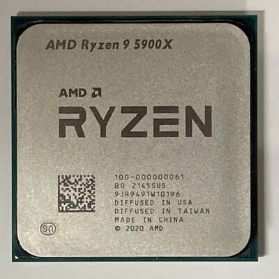 【八王子店】中古  AMD Ryzen 9 5900X (AM4/3.7/70M/C12/T24/105W) 143914 