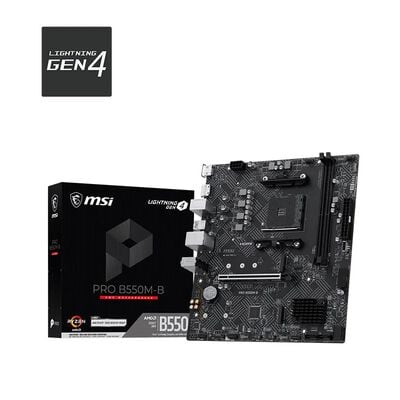 MSI  PRO B550M-B (B550 AM4 MicroATX) 