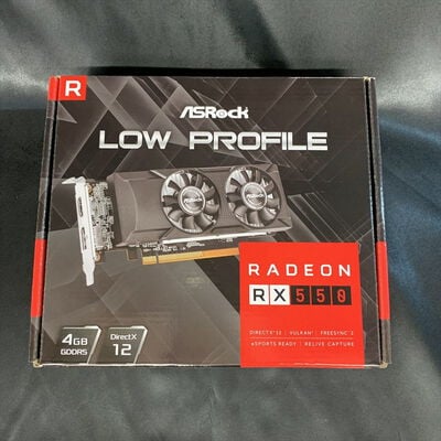 【横浜駅前店】中古  ASRock RX550 LP 4G (Radeon RX550 4GB GDDR5 1H1P) 199771 