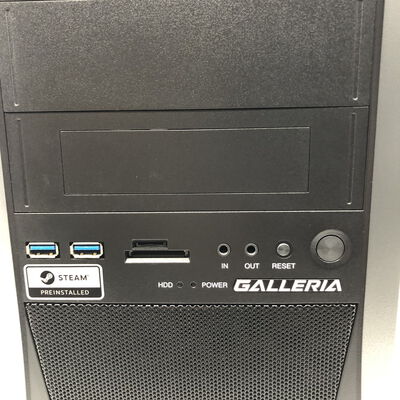 【郡山安積店】中古  THIRDWAVE GALLERIA KT(Intel Core i7 8700/16GB/SSD1TB/なし/NVIDIA GeForce GTX 1660 Ti 6GB/W11H64 MAR) 182363 