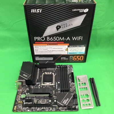 【川崎店】中古  MSI PRO B650M-A WIFI (B650 AM5 mATX DDR5) 168297 